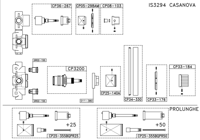 Stella смеситель для душа, casanova, хром арт. cs06012cr00