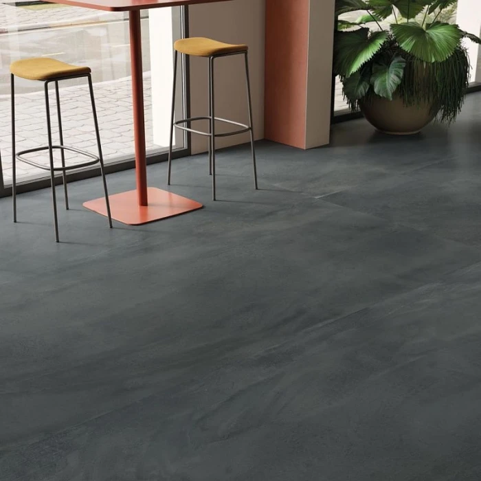 Ergon керамогранитная плитка 1200x1200 pigmento antracite silktech rett, арт. elnht59