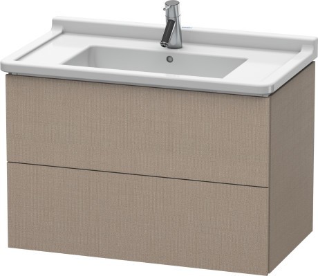 Duravit тумба подвесная под раковину, l-cube, lc626507575 цвет: лён
