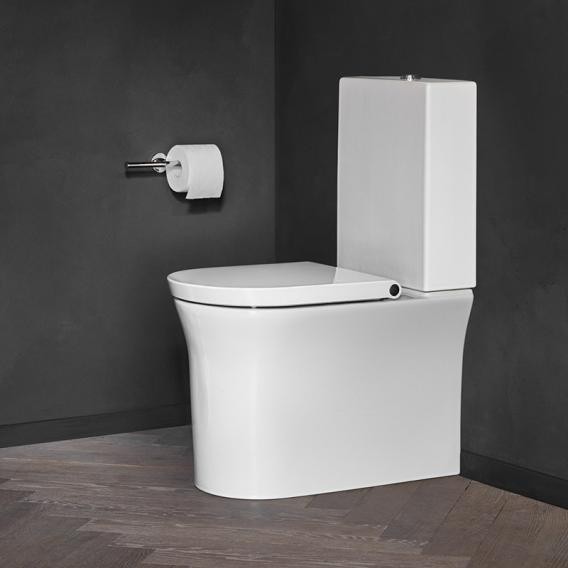 Duravit унитаз напольный 650 мм х 370 мм, с вертикальным смывом, с hygieneflush, vario, white tulip, 2197092000 цвет: белый