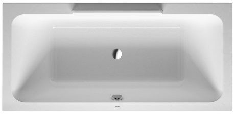 Duravit акриловая ванна 1900 х 900 c двумя наклонами для спины, durastyle, 700299000000000 цвет: белый