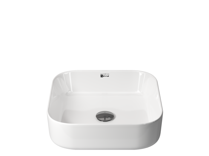 Ceramicanova раковина накладная element, cn1603 цвет: белый