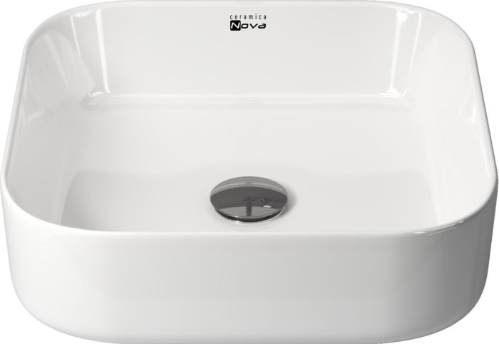 Ceramicanova раковина накладная element, cn1603 цвет: белый