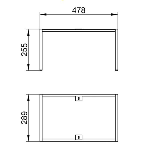 Keuco напольные ножки лак, plan, арт. 32998 140006