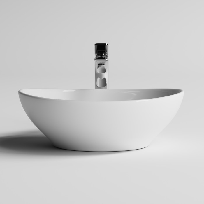 Ceramicanova раковина накладная element, cn6016 цвет: белый