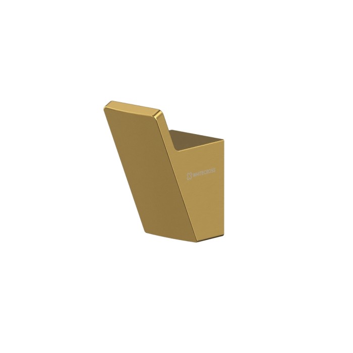 Крючок, для полотенец, Whitecross Cubo gold brushed, брашированное золото арт. CU2415GLB