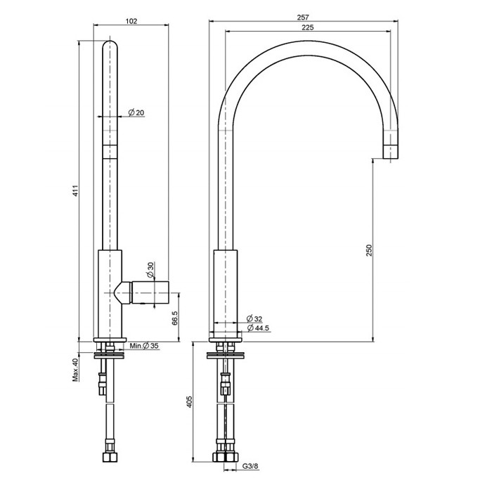 Fima Carlo Frattini смеситель для кухни nomos, kitchen, хром арт. f7117cr