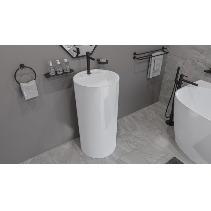 Раковина, напольная d43, Whitecross Pantheon, белый глянец арт. 0708.043043.100