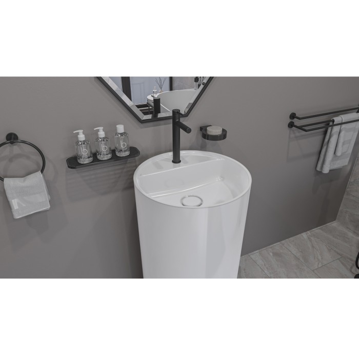 Раковина, напольная d43, Whitecross Pantheon, белый глянец арт. 0708.043043.100