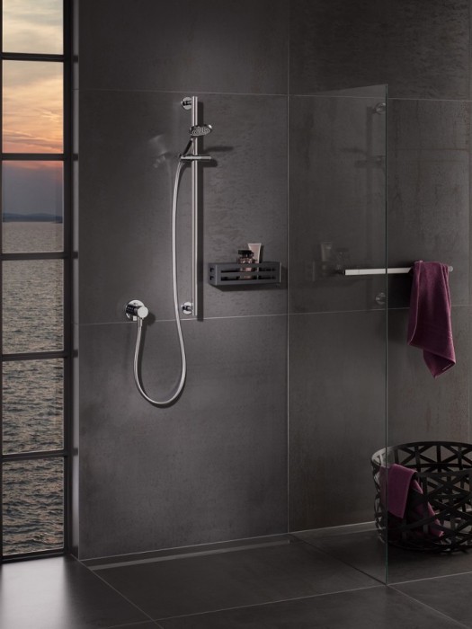 Keuco полка для ванной (корзина) seifenk rbe, universal, черный матовый арт. 24954 370000