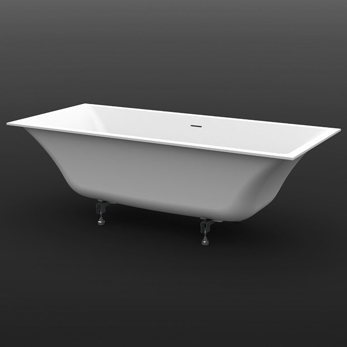Knief ванна 180x80x60cм., встраиваемая, click-clack, Shape, 0600-750-01 цвет: белый