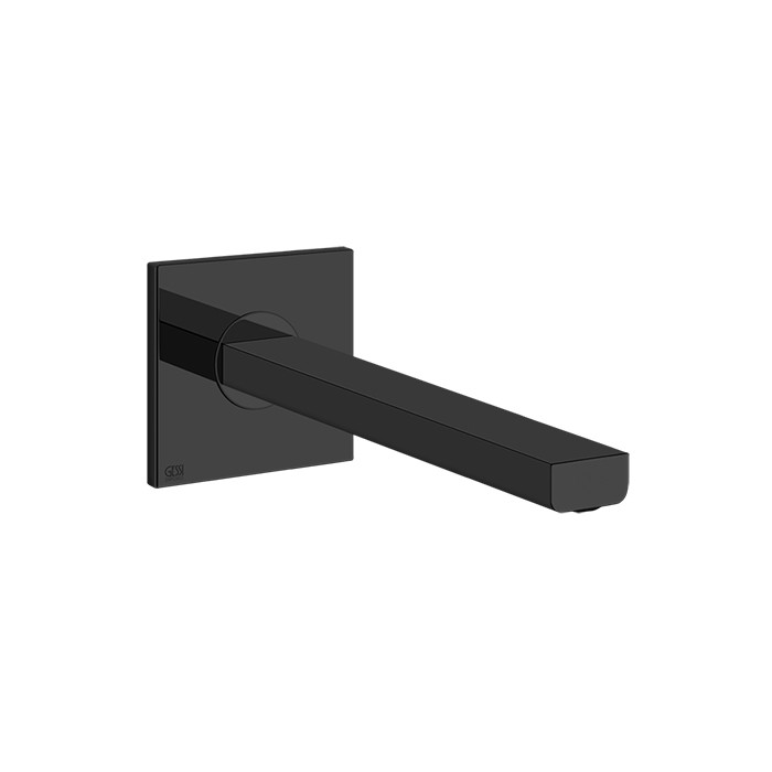 Gessi Настенный излив длинный, комбинируемый с удаленным управлением, Emporio Via manzoni, 38707#299 цвет: black xl