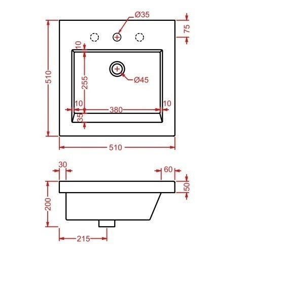 ArtCeram раковина (врезная), gpl005 01 00 gap цвет: белый глянцевый
