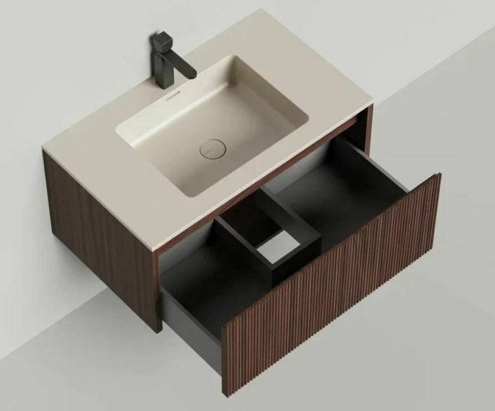 Salini подвесная тумба 800, domino, 27d208in цвет: коричневый