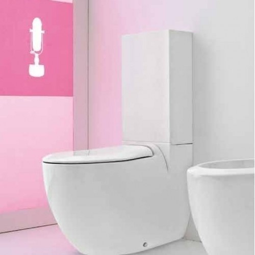 ArtCeram унитаз напольный (компакт | моноблок), blv003 01 00 blend цвет: белый глянцевый