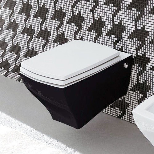 ArtCeram унитаз подвесной, jzv001 01 50 jazz цвет: черный