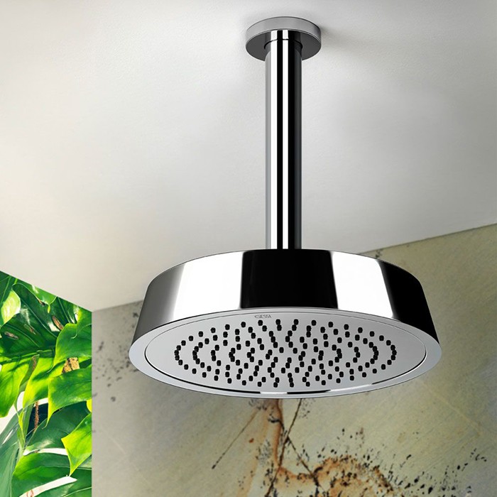 Gessi Душевая головка потолочная, шарнирная, с защитой от известкового налёта, Cono, 45152#031 цвет: хром
