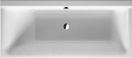 Duravit акриловая ванна 1600 х 700 c наклоном для спины слева, p3 comforts, 700371000000000 цвет: белый