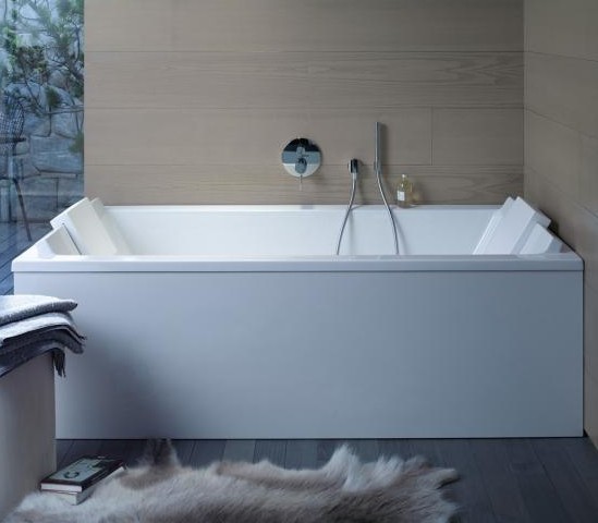 Duravit акриловая ванна 1600 х 700 c наклоном для спины слева, p3 comforts, 700371000000000 цвет: белый
