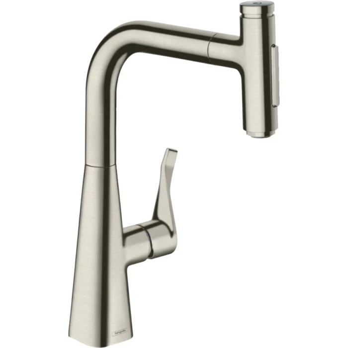 Hansgrohe смеситель для кухни, Metris Select M71, нержавеющая сталь арт. 73822800