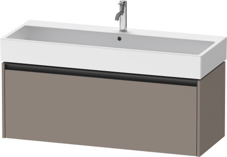 Duravit тумба подвесная под раковину 460 мм х 1184 мм х 440 мм, ketho.2, k25079043430000 цвет: базальт матовый