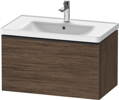 Duravit тумба подвесная под раковину 784 мм х 452 мм, d-neo, de425502121 цвет: орех темный