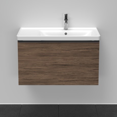 Duravit тумба подвесная под раковину 784 мм х 452 мм, d-neo, de425502121 цвет: орех темный