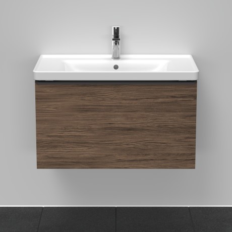 Duravit тумба подвесная под раковину 784 мм х 452 мм, d-neo, de425502121 цвет: орех темный