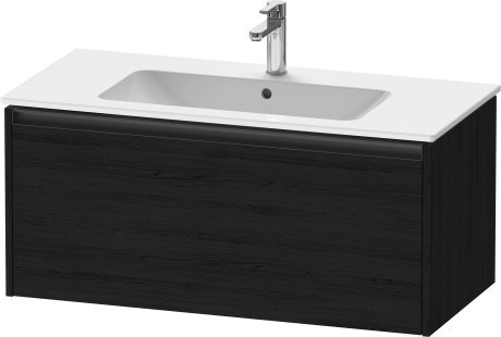 Duravit тумба подвесная под раковину 480 мм х 1010 мм х 440 мм, ketho.2, k25064016160000 цвет: чёрный дуб