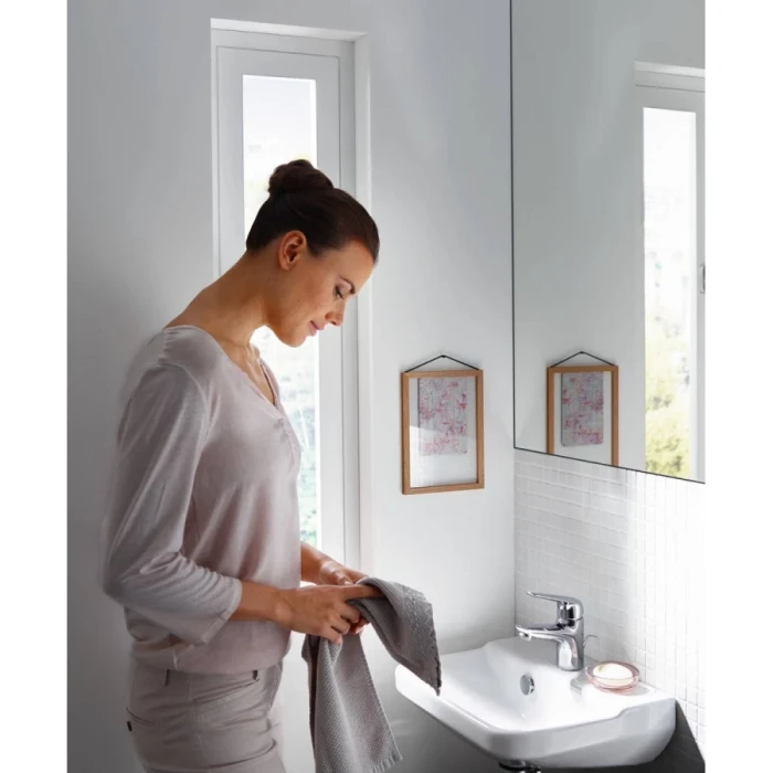 Hansgrohe смеситель для раковины с донным клапаном, Novus, хром арт. 71020000