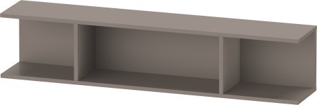 Duravit полка подвесная в ванную комнату с 3 отделениями 150 мм х 800 мм х 170 мм, ketho.2, k21208043430000 цвет: базальт матовый