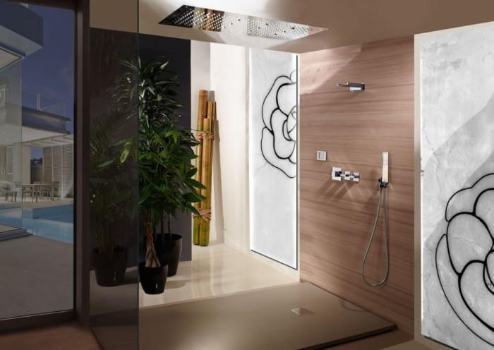 Bossini излив для душа xl, bocca cascata, хром арт. e88500.030