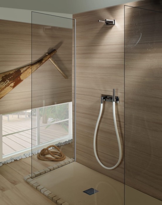 Bossini излив для душа xl, bocca cascata, хром арт. e88500.030