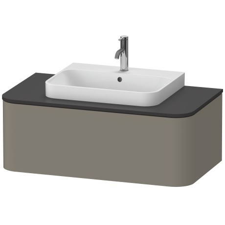 Duravit тумба подвесная для консоли plus, happy d.2 plus, hp494109292 цвет: каменно-серый