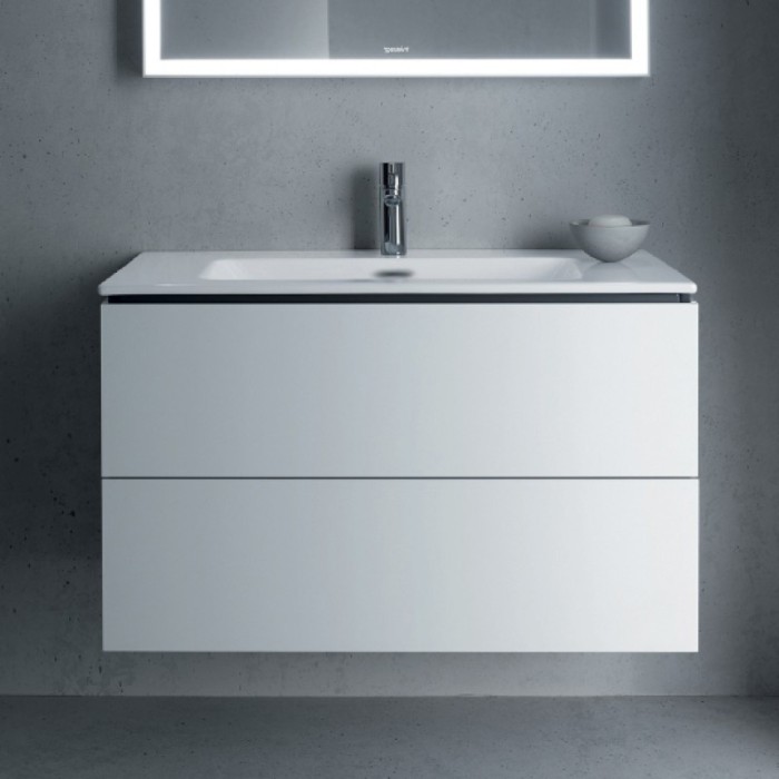 Duravit тумба подвесная под раковину, l-cube, lc630702222 цвет: белый глянцевый