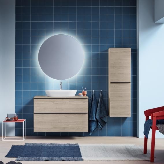 Duravit тумба подвесная под раковину 800 мм х 550 мм, d-neo, de496701818 цвет: gres pietra grey opaco