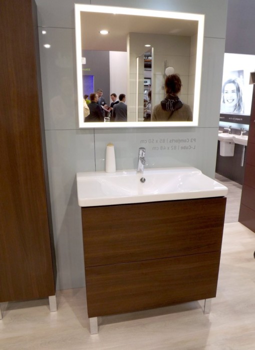 Duravit шкаф-пенал подвесной, l-cube, lc1170l7979 цвет: орех натуральный