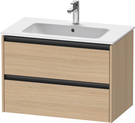 Duravit тумба подвесная под раковину 480 мм х 810 мм х 550 мм, ketho.2, k25263030300000 цвет: натуральный дуб