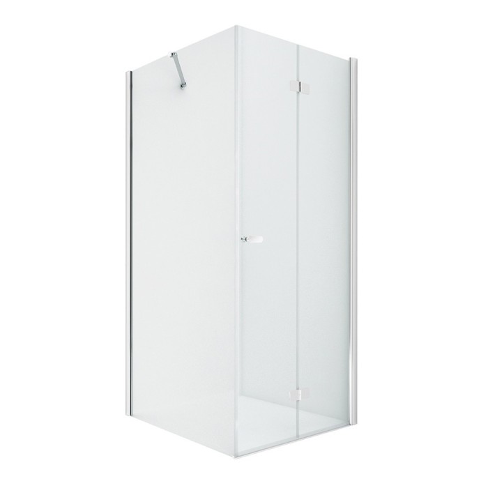 Душевое ограждение складные двери r 90x110x195, New trendy New soleo chrome, хром арт. D-0153A/D-0150B