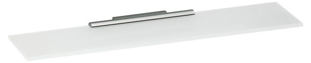 Keuco стеклянная полка 550 x 8 x 120 мм без держателей, plan, белый арт. 14910 005500