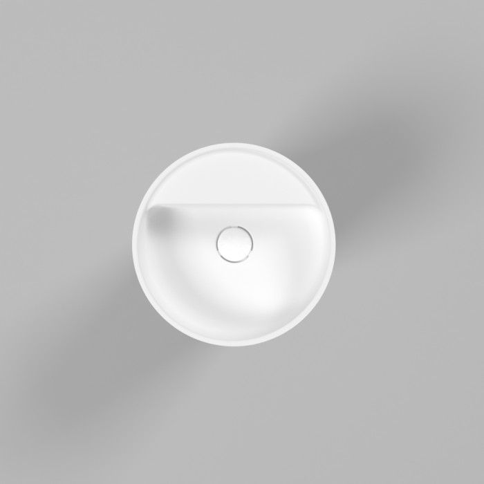 Раковина, напольная d43, Whitecross Pantheon, белый мат арт. 0708.043043.200