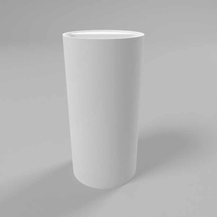 Раковина, напольная d43, Whitecross Pantheon, белый мат арт. 0708.043043.200