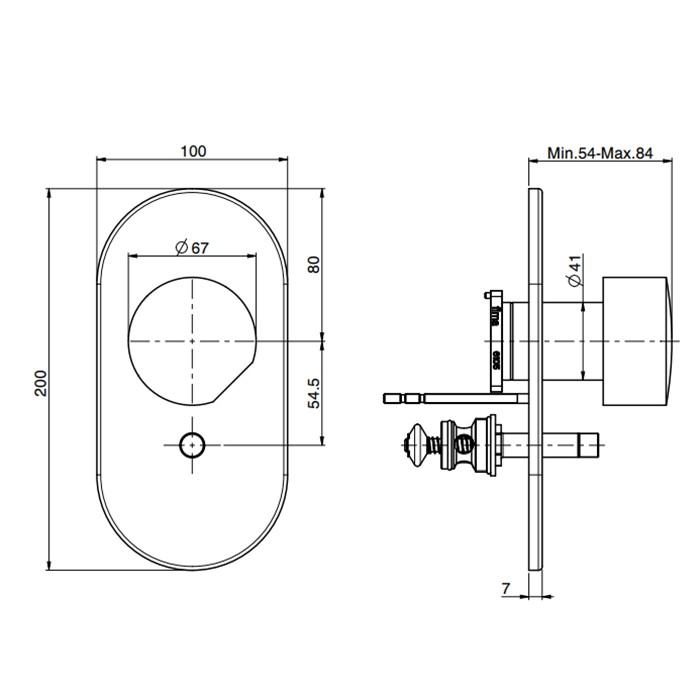 Fima Carlo Frattini смеситель для душа, встраиваемый, с переключателем на 2 источника, so, черный арт. f3189x2ns