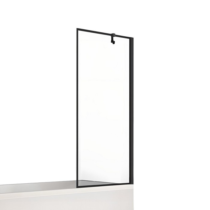 Шторка для ванны 80x140, New trendy New soleo black, черный арт. P-0095