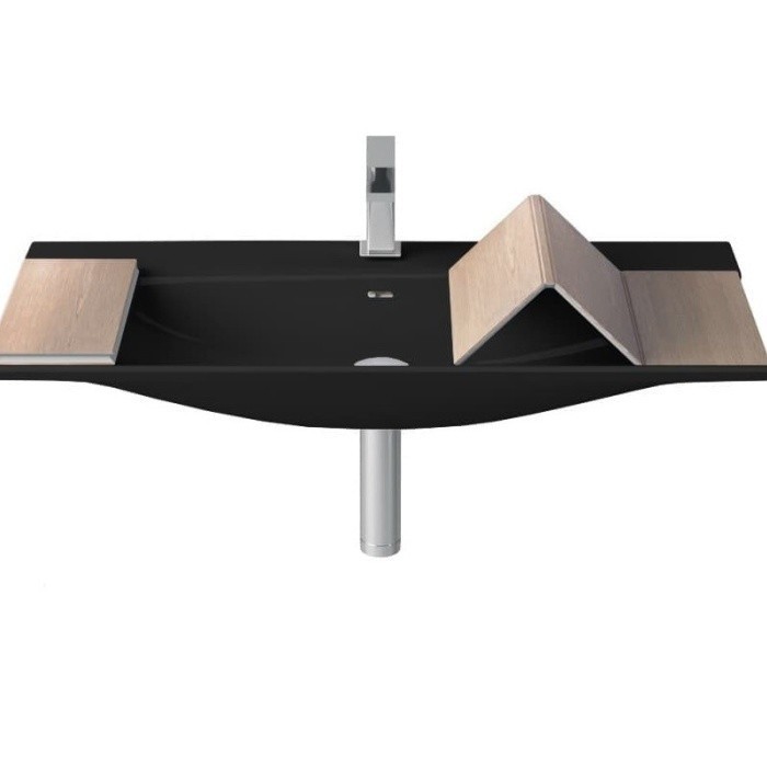 ArtCeram раковина для ванной комнаты, thl002 03 00 the one цвет: черный глянцевый