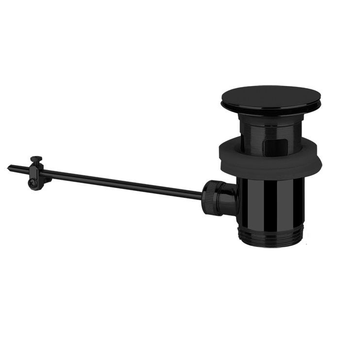 Gessi Донный клапан для раковины на 1 1/4 c донным клапаном и переливом Technical accessorie, черный - 29264#299