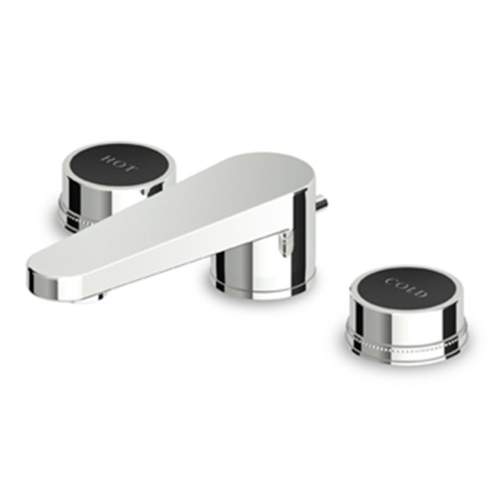 Zucchetti смеситель для раковины на 3 отверстия с декорированным фланцем, savoir, хром арт. zsa401.c-