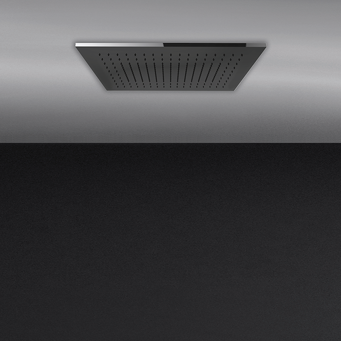 Gessi Верхний душ 35х35см., потолочный, тропический ливень, Mimi, 57805#238 цвет: mirror steel