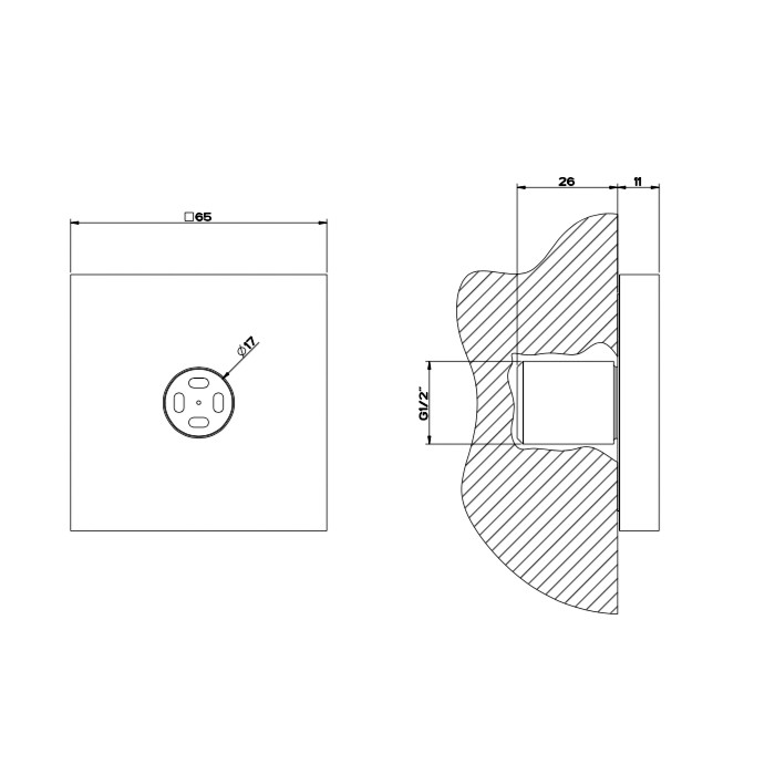 Gessi Боковая форсунка с распылителем, Body Jets, 32979#031 цвет: хром