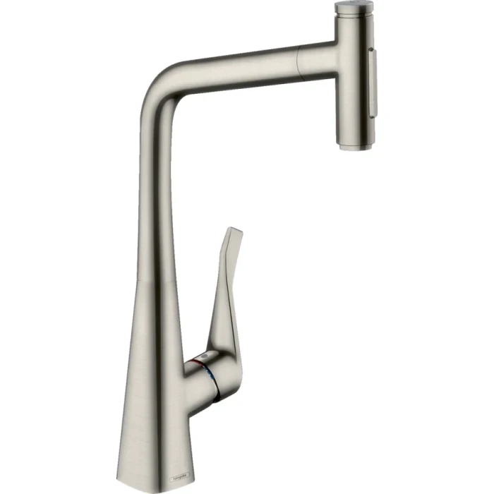 Hansgrohe смеситель для кухни, Metris Select M71, нержавеющая сталь арт. 73820800